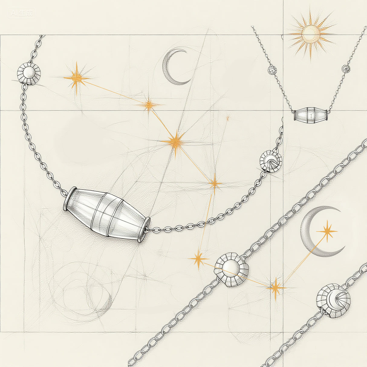 Sieben-Sterne-Schutzkette