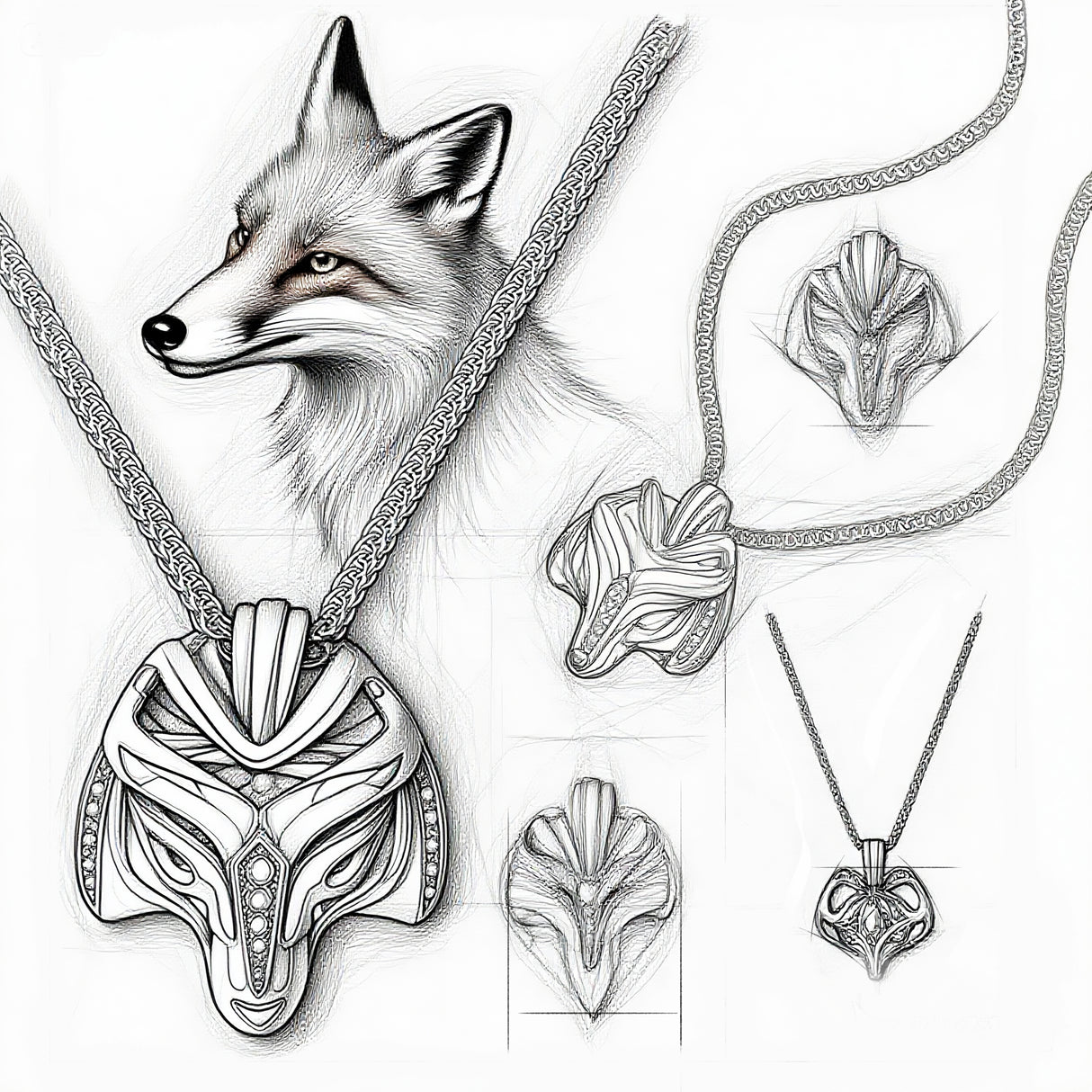 Silberfuchs-Kette