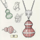 Glückskürbis-Halskette