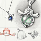 Reichtumsgott-Kette aus Weihrauchasch