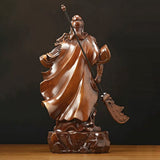 Skulptur des Gottes des Wohlstands (Caishen)