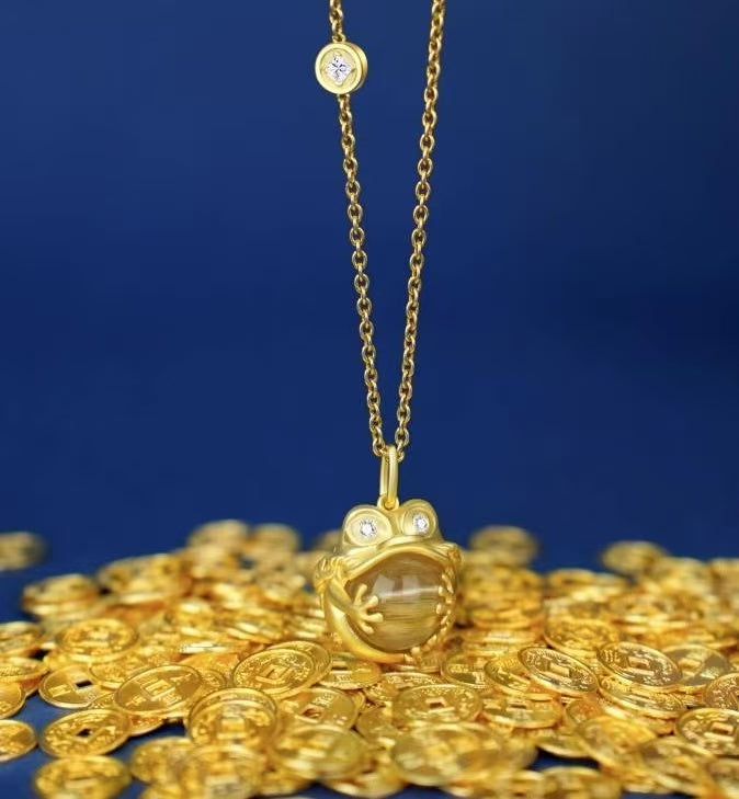 Goldkröten-Halskette